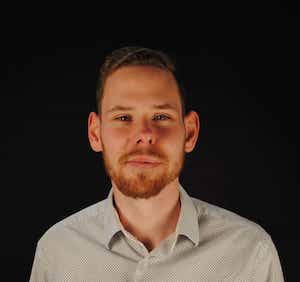 A Bearded Man Showcasing Web Design Expertise In Toronto.